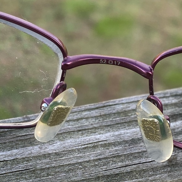 Anne Klein Glasses Frames reddish purple gradient AK9103 - Picture 11 of 12